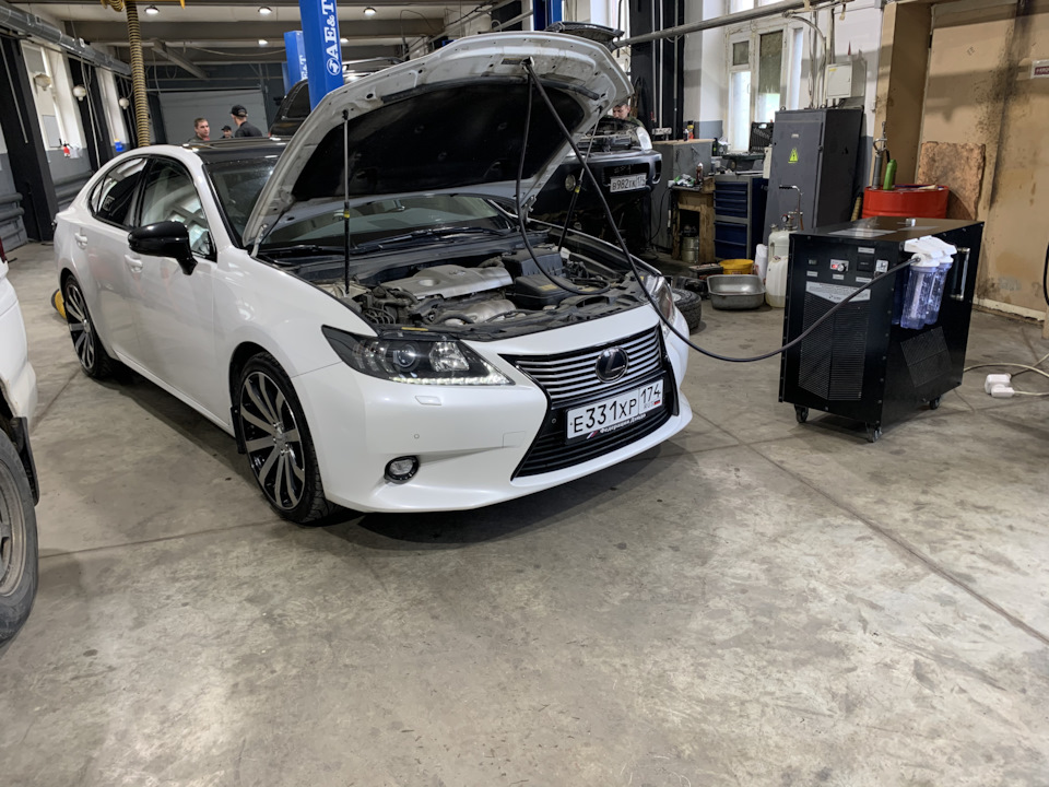 Чистка двигателя водородом — Lexus ES (XV60), 2,5 л, 2014 года | визит ...