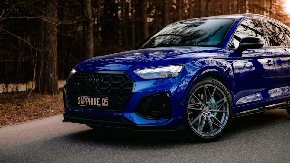 Audi Q5 Синяя aka sapphire.q5💎