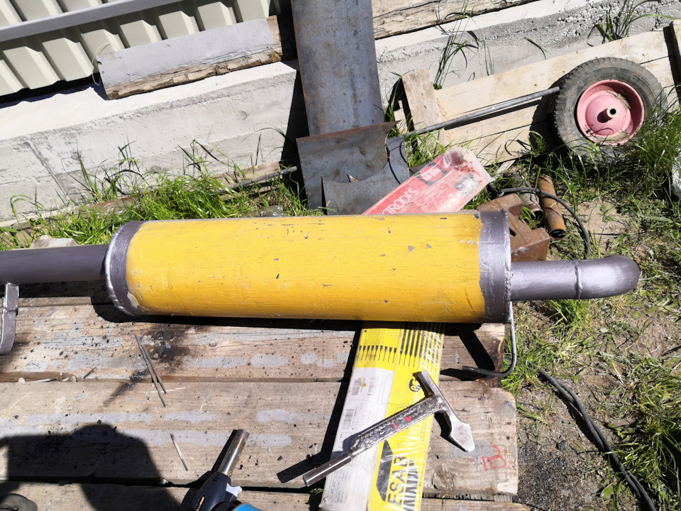 Сварка выхлопной системы — Mercedes-Benz T1, 2,4 л, 1987 года | своими ...