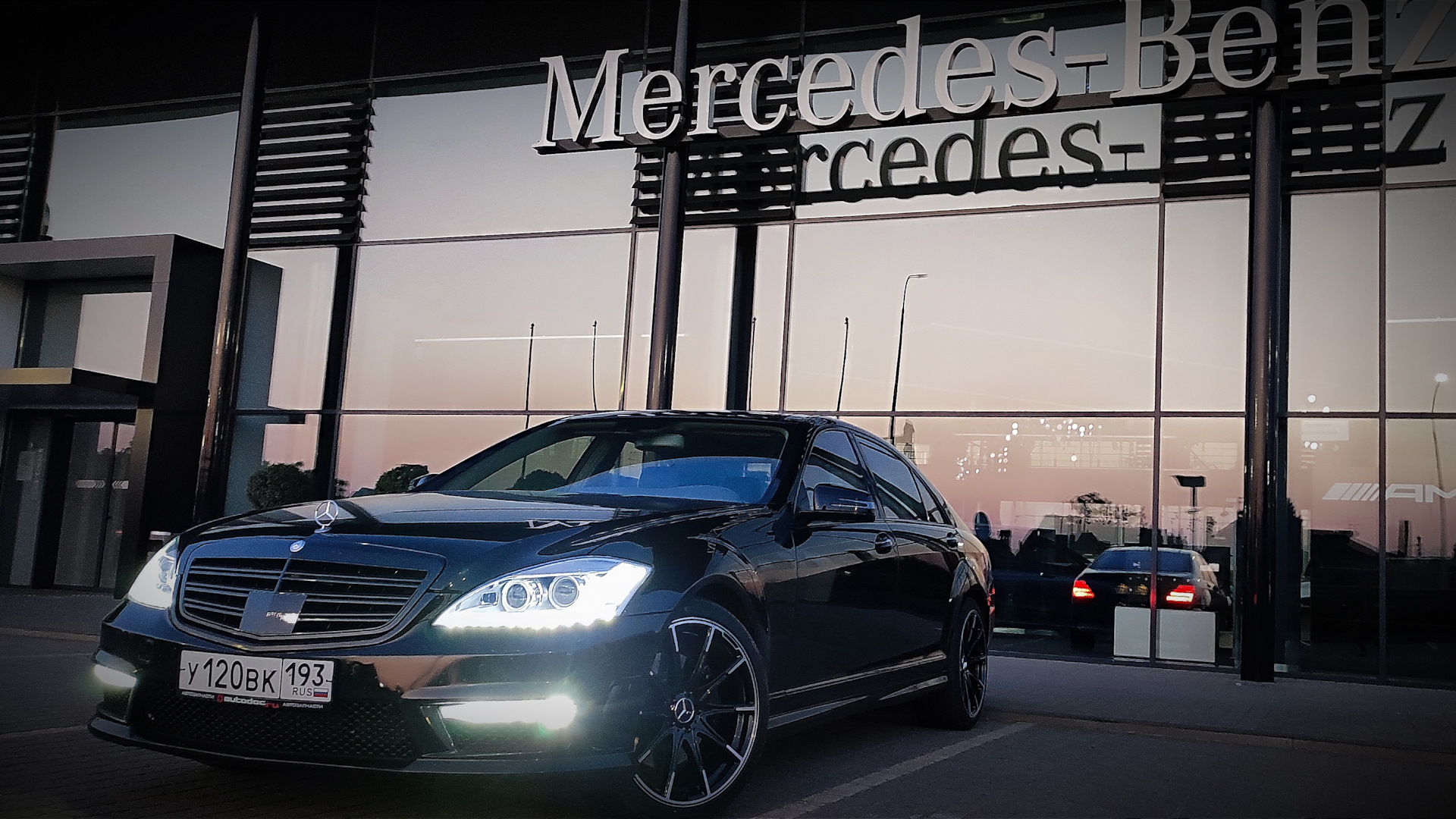 Mercedes-Benz S-Class (W221) 5.5 бензиновый 2006 | 500☆AMG 6.3 style☆. на  DRIVE2