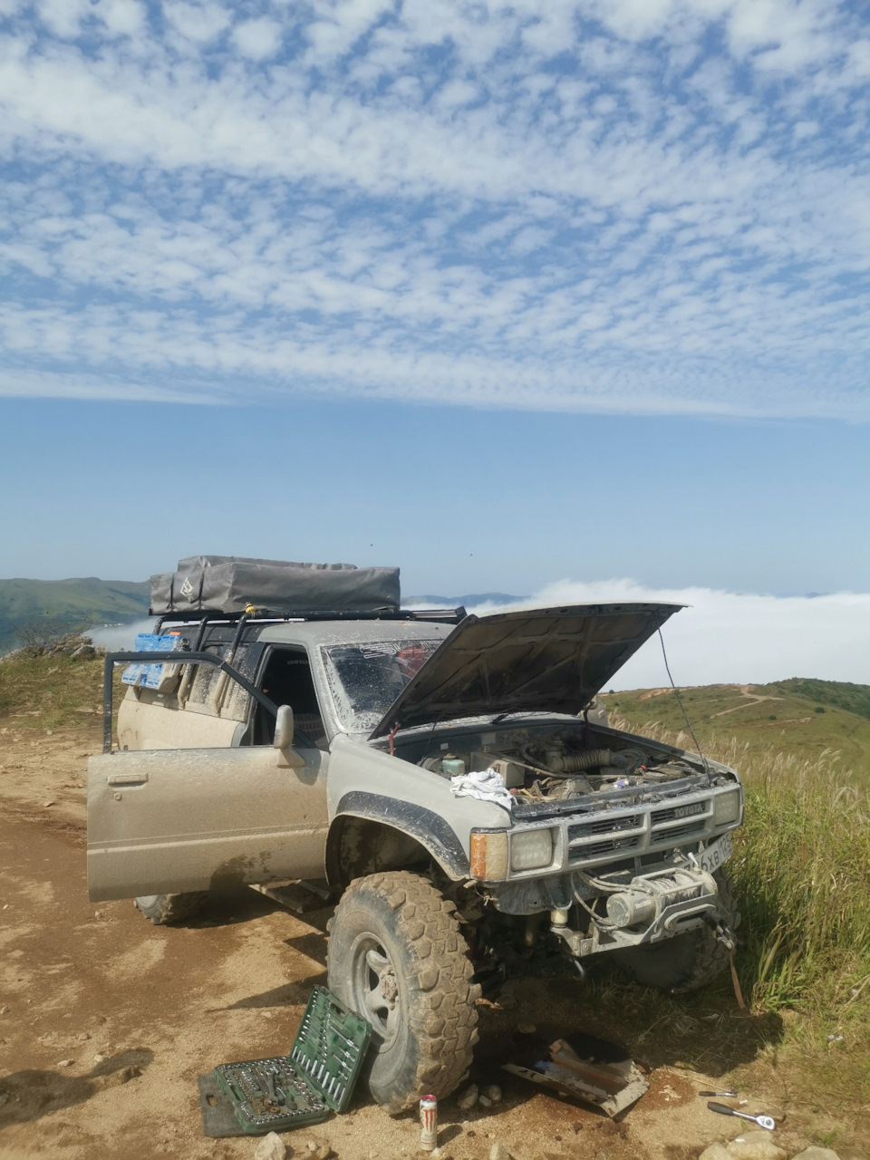 Невезет в учении, везёт в бою 👌 — Toyota Hilux Surf (1G), 2,8 л, 1988 года  | поломка | DRIVE2