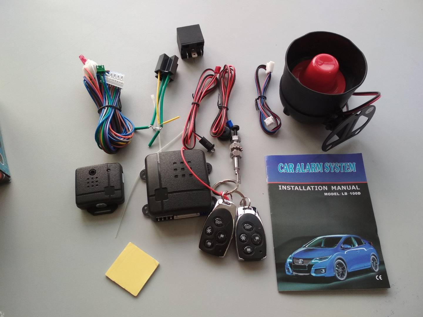 car alarm system схема подключения на русском языке