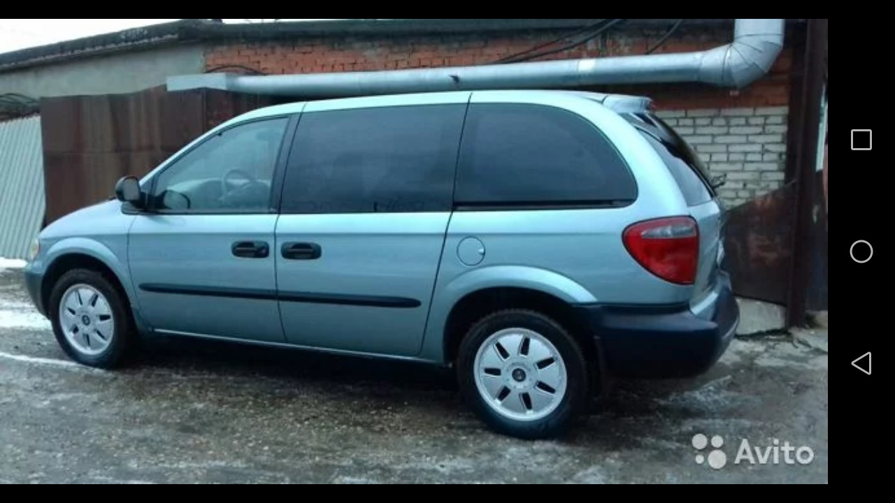 Dodge Caravan IV 2.4 бензиновый 2002 | Голубой вагон на DRIVE2