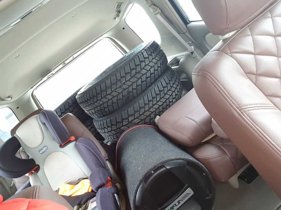 Резина…дубль 2 — Toyota Sequoia (1G), 4,7 л, 2006 года | просто так ...