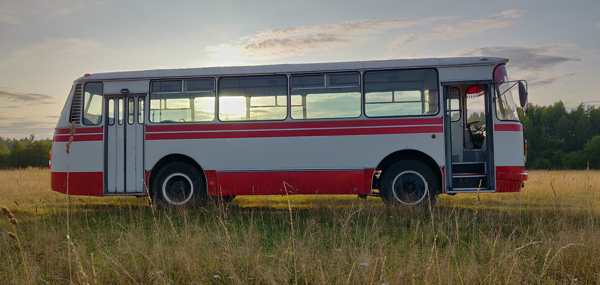 Поле автобус