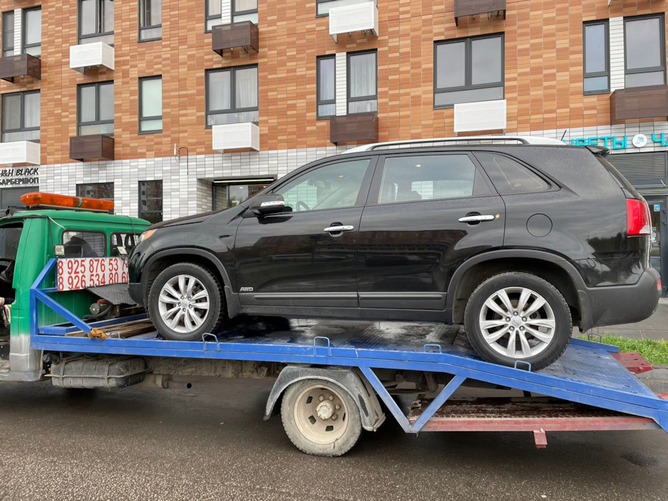 Вибрация при нажатии педали газа. Финал. — KIA Sorento (2G), 2,2 л ...