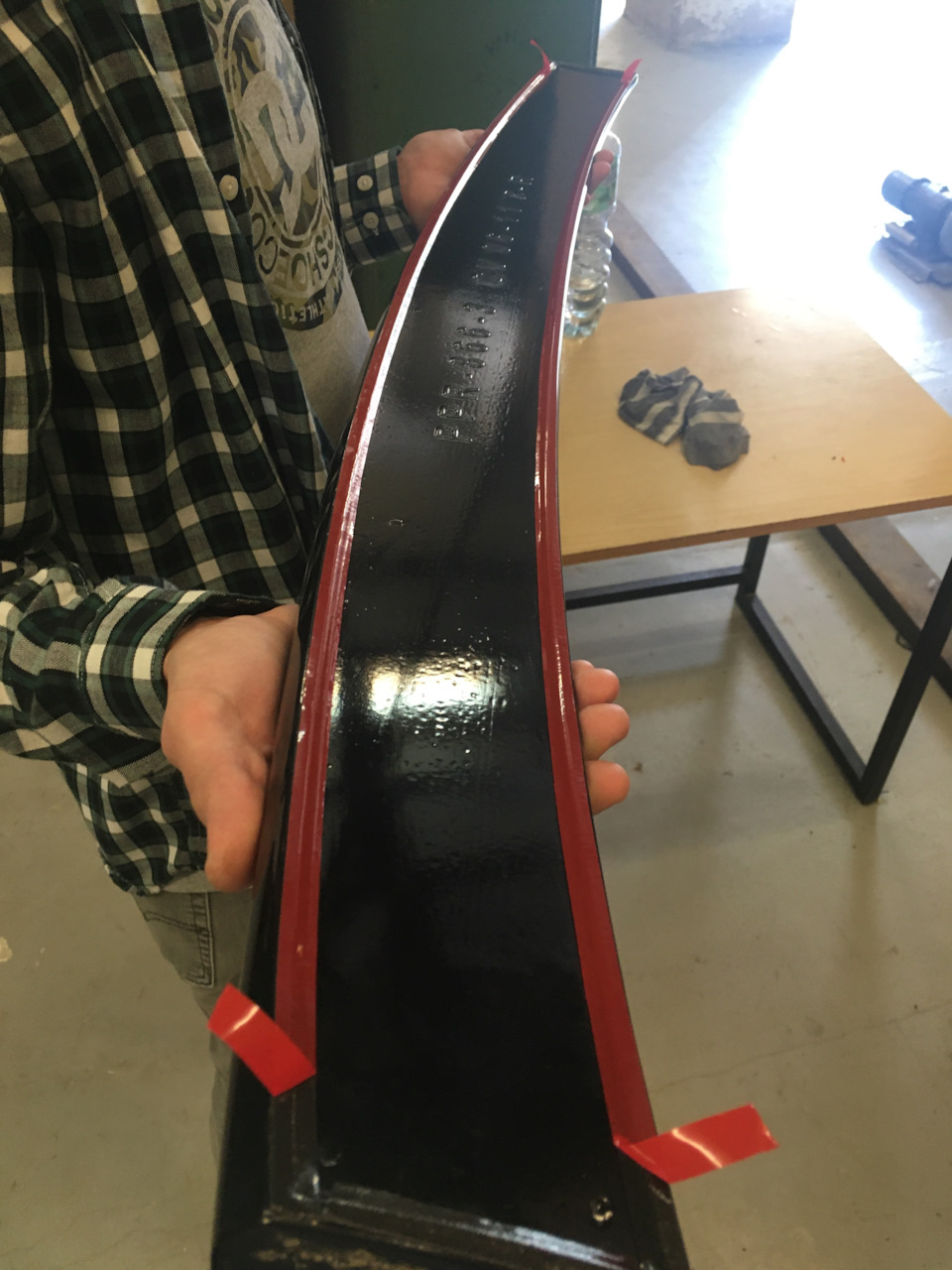 Приклеили скотч по периметру — Honda Civic 4D (8G)