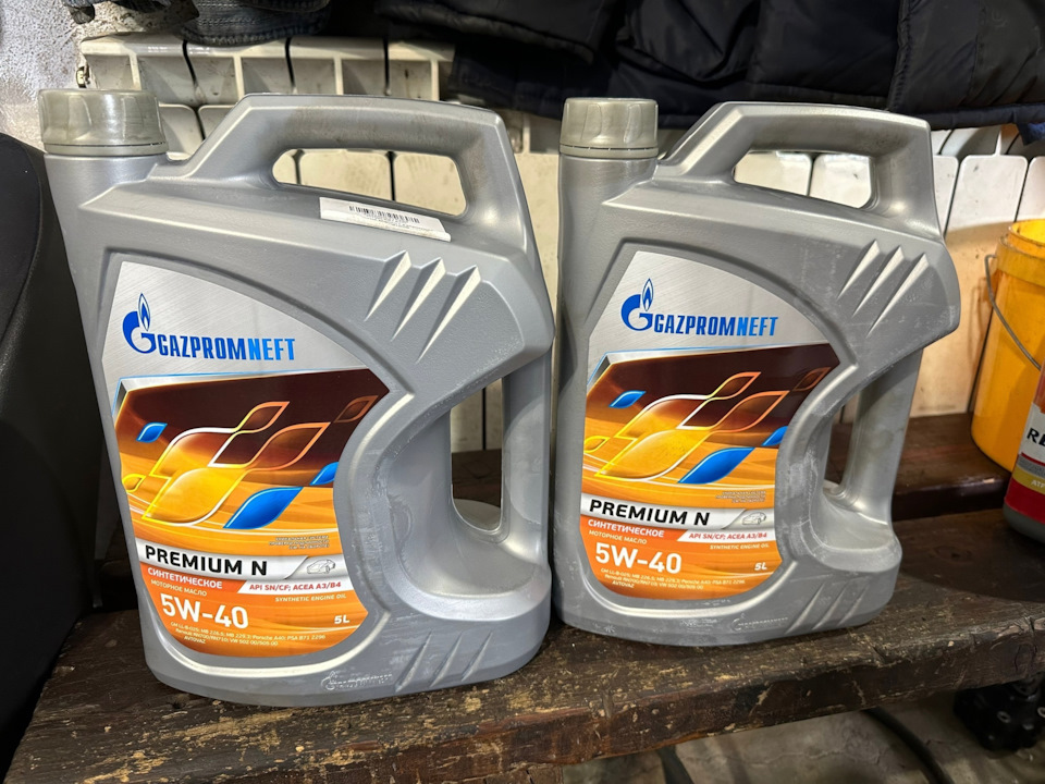 Gazpromneft Premium N 5W-40 — BMW X5 (E53)