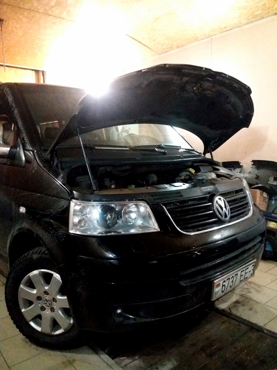 VW Transporter T5, 2.5 TDI… Угольные шахты. — DRIVE2