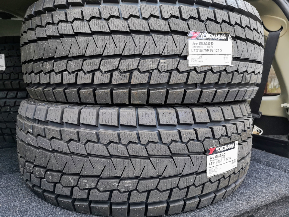 YOKOHAMA ice GUARD G075 LT315/75R16 16インチ スタッドレス 2本 バリ溝 80ランクル アメ車 ハマーH2等  MTI596MS(中古品)｜売買されたオークション情報、yahooの商品情報をアーカイブ公開 - オークファン タイヤ、ホイール