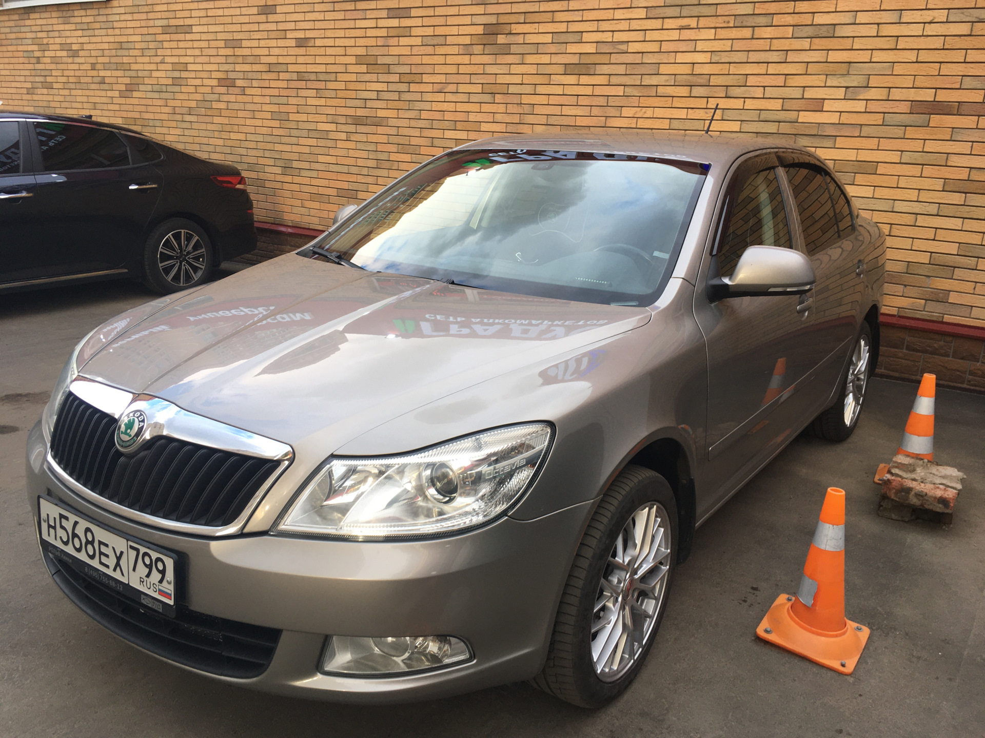Новое литьё, колодки и тормозные диски — Skoda Octavia A5 Mk2, 1,8 л ...