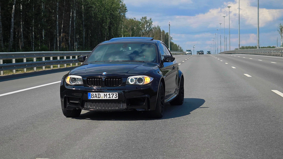 BMW 1 series Coupe ЧЕРНЫШ №1 0-100 4.6 сек