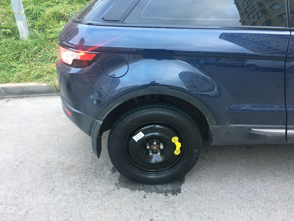 Замена пробитого колеса на Evoque — Land Rover Range Rover Evoque, 2,2 ...