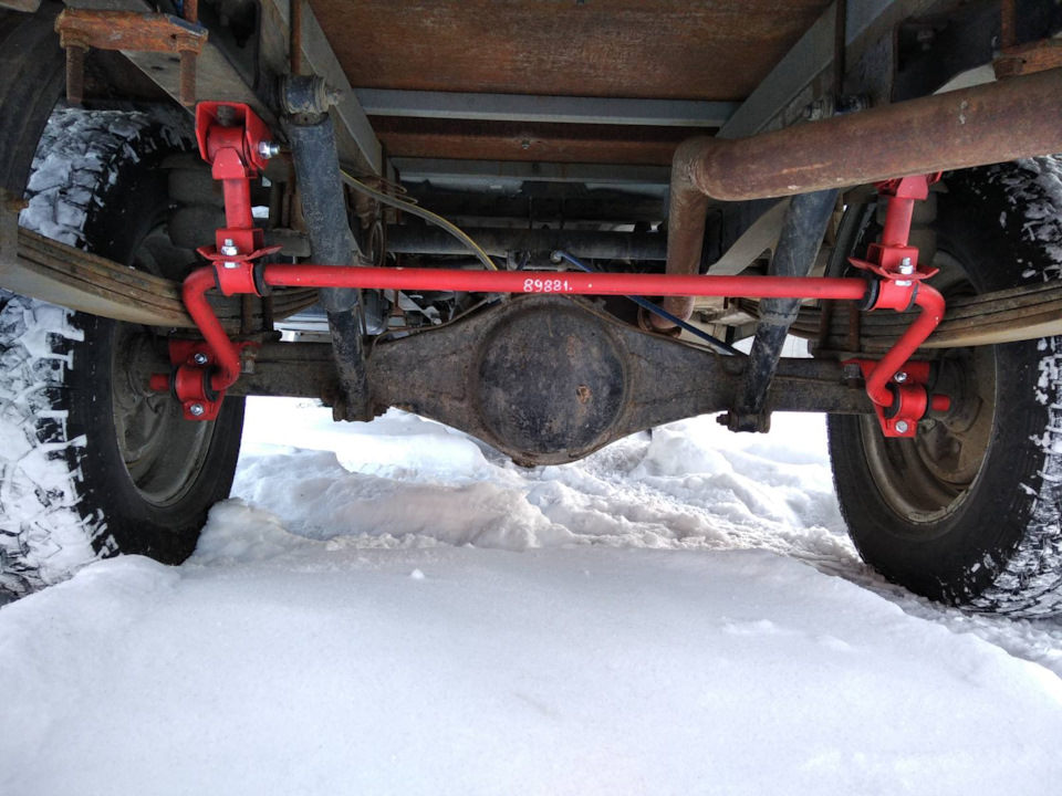 14. Стабилизатор поперечной устойчивости. Задний. — ГАЗ Газель, 2,8 л ...