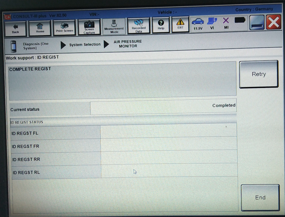 Активация TPMS в Ниссан Кашкай SE Яндекс+ рестаил 2019 год. — Nissan ...