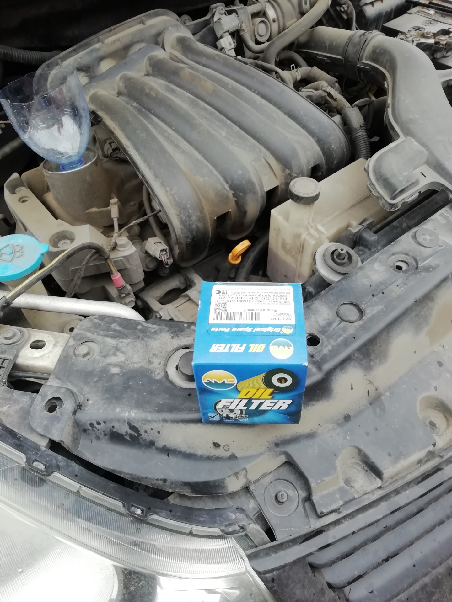 Смешивание моторных масел, очередное ТО. — Nissan AD (Y12), 1,5 л, 2007 ...