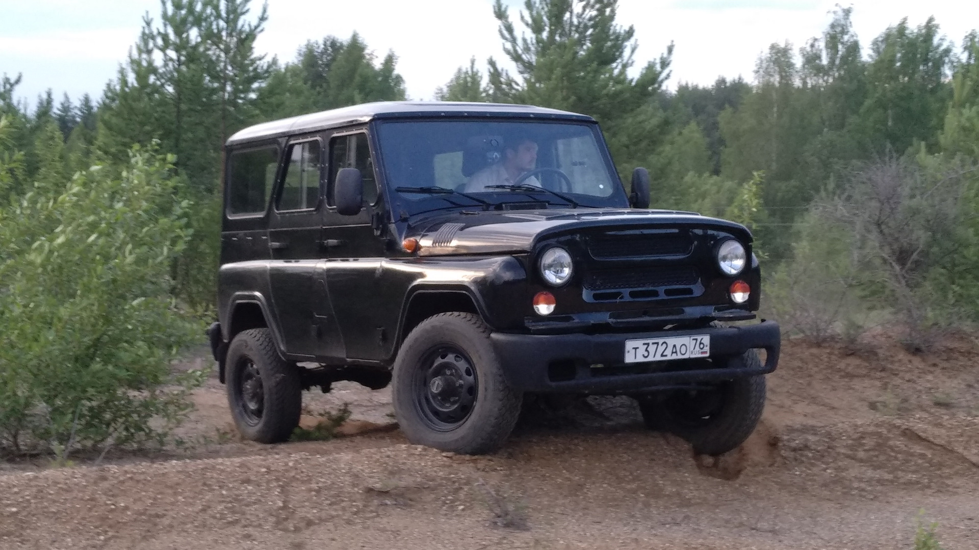 УАЗ 315195 Hunter 2.2 дизельный 2014 | Black Dread на DRIVE2