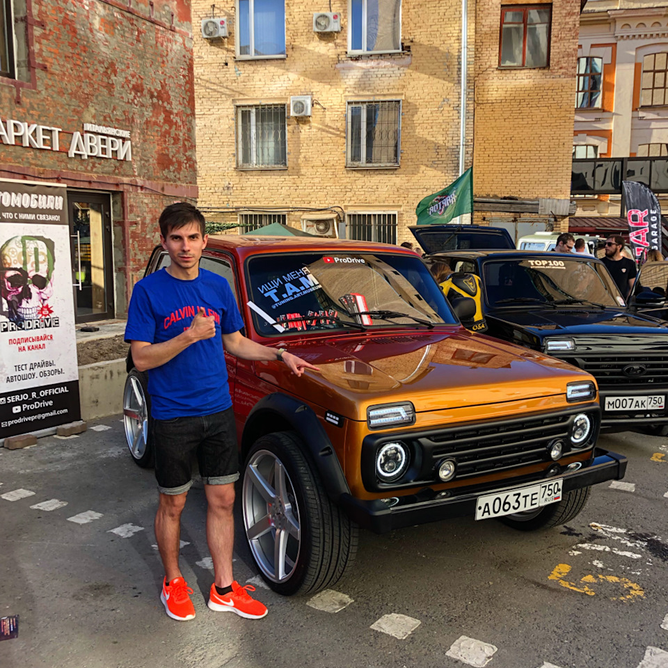 LYXURY НИВА на R22 колесах + эксклюзивный цвет!:) — Lada 4x4 3D, 1,7 л,  2018 года | тюнинг | DRIVE2