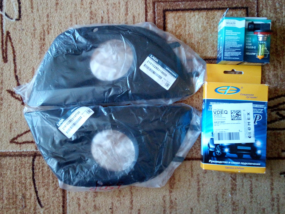 Вот и я созрел на установку ПТФ — Lada Гранта Лифтбек (1G), 1,6 л, 2018 ...