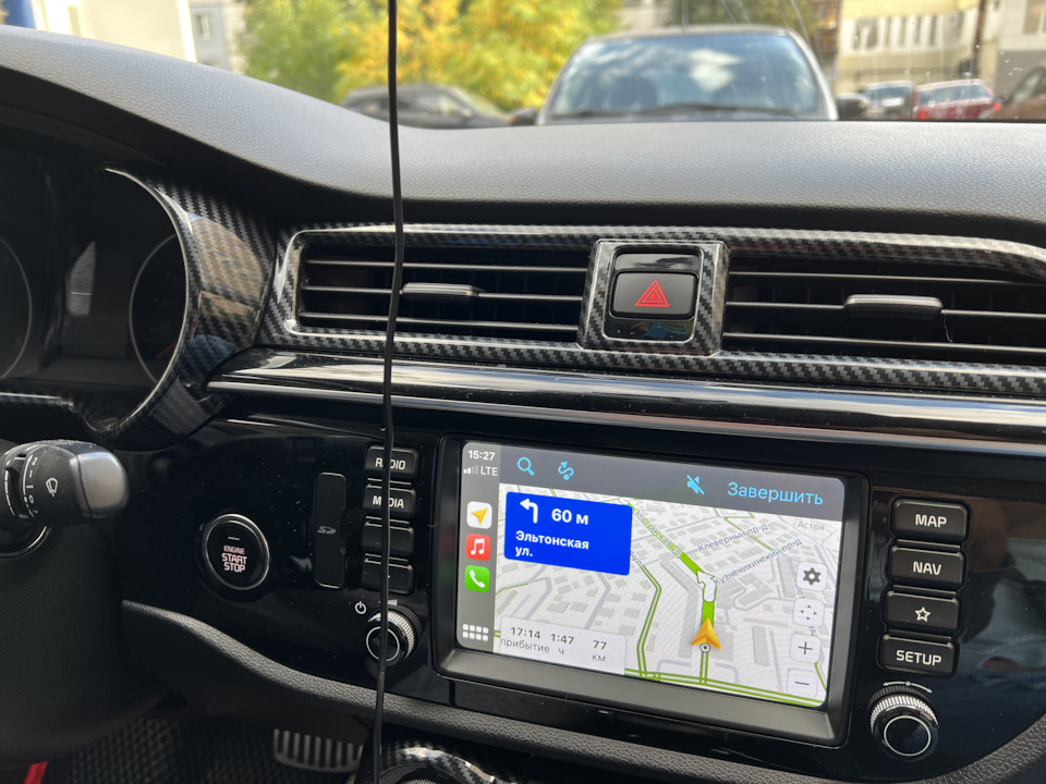 Карбоновые накладки в салон — KIA Rio (4G), 1,6 л, 2017 года | стайлинг ...