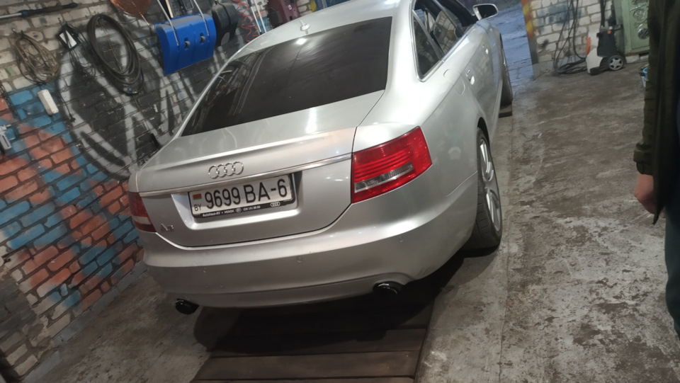 Пороги и насадки — Audi A6 (C6), 3 л, 2007 года | стайлинг | DRIVE2
