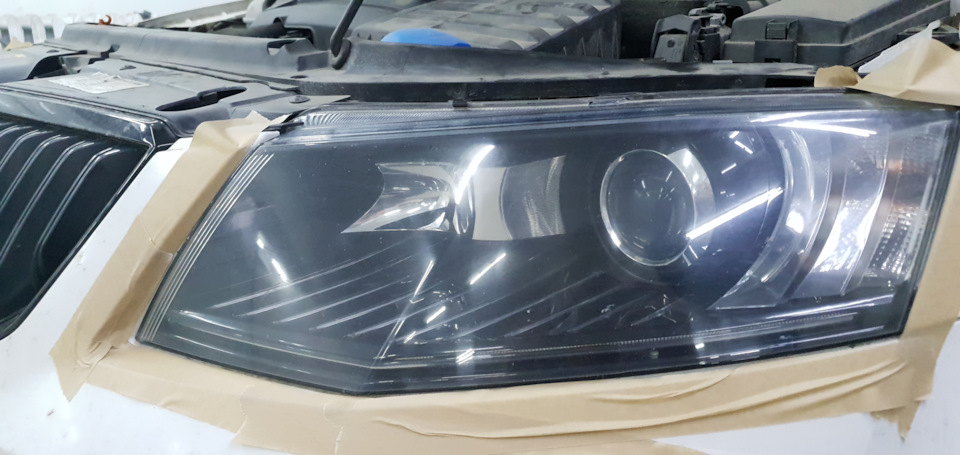 Летом пытался полирнуть по дешевке. Состояние отвратительное. — Skoda Octavia A7 Mk3