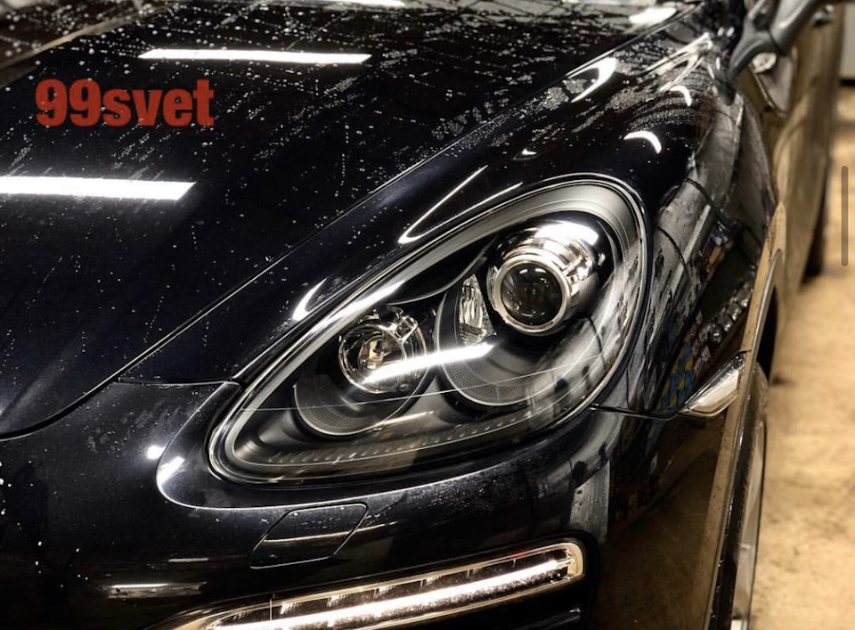 Как снять фары кайен 958 Покраска масок фар в черный мат porsche cayenne 958 - 99svet на DRIVE2
