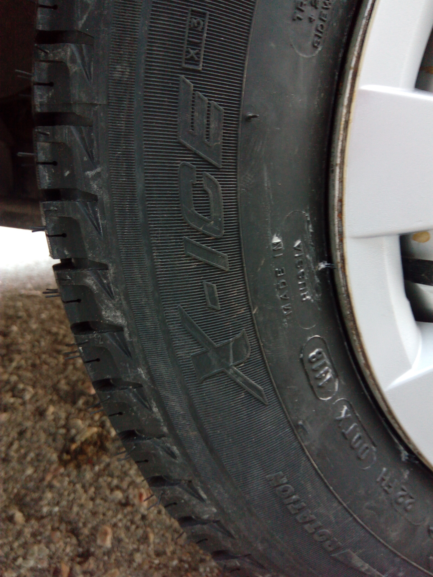 Зимняя нешипованная резина MICHELIN X-Ice 3 — Lada Гранта, 1,6 л, 2012 ...