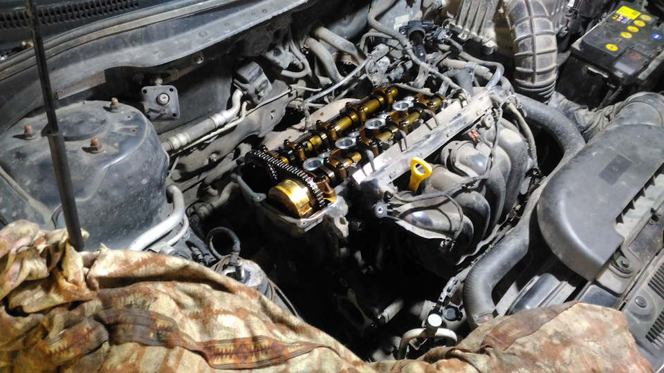Замена цепи ГРМ на Ceed fl и эпопея со свечками — KIA Ceed SW (1G), 1,6 ...