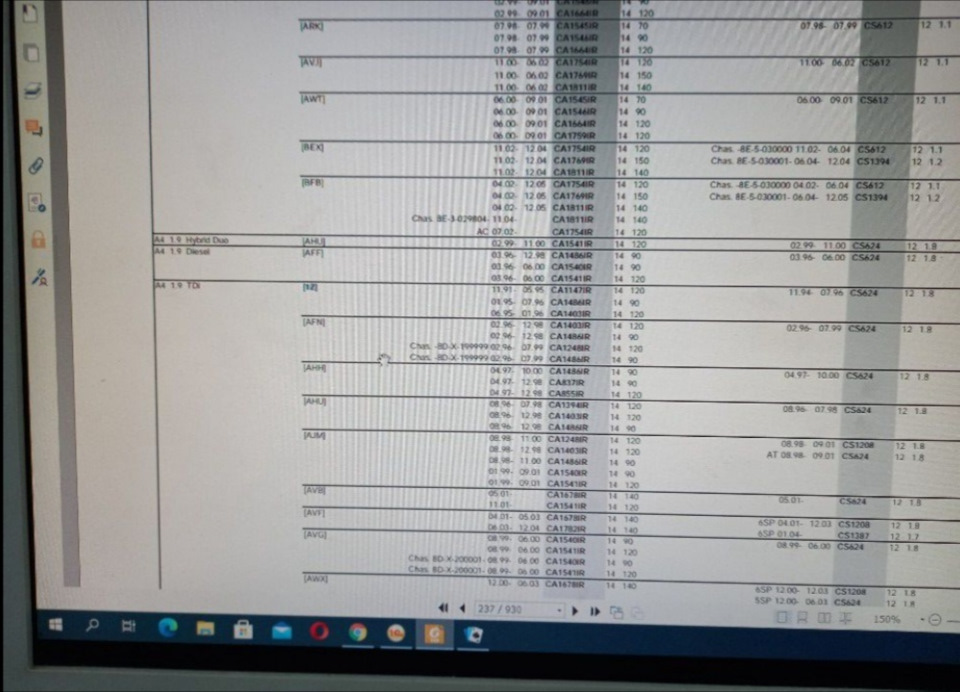 Фото в бортжурнале Audi A4 (B5). Запчасти на фото: S030001, CS1394