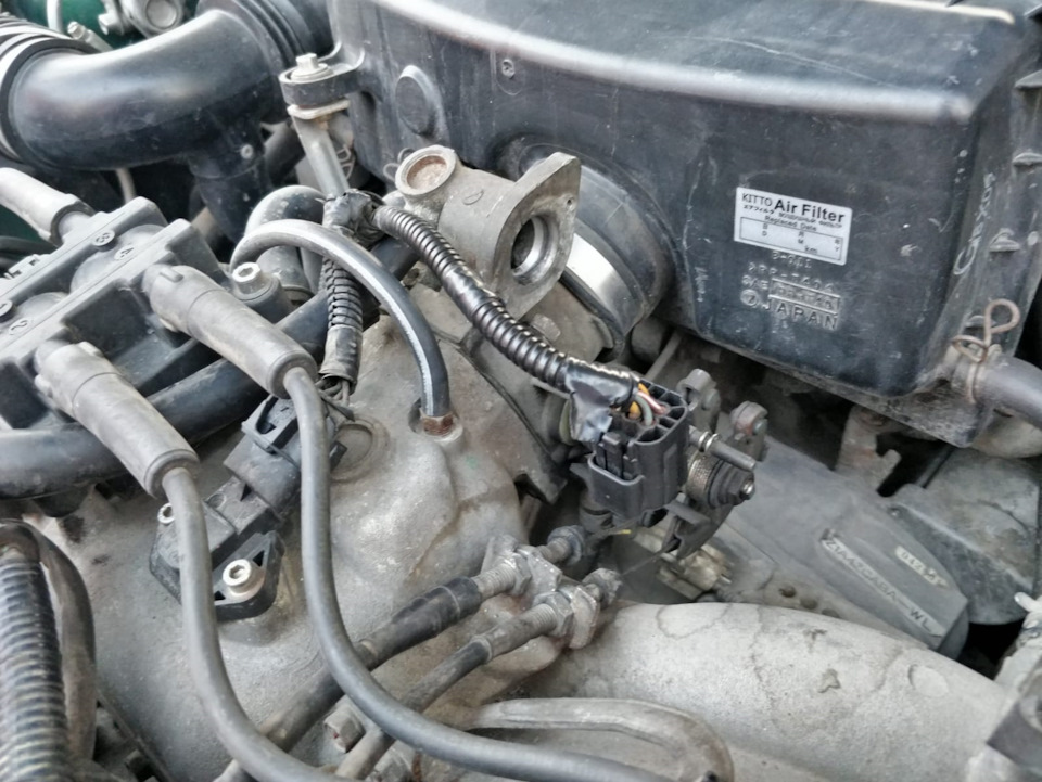 Чистка датчика ХХ — Subaru Legacy Outback (BE, BH), 2,5 л, 2000 года ...