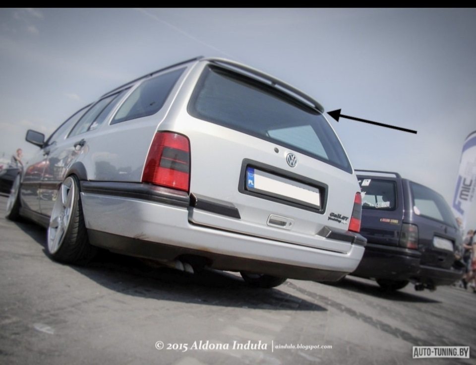 Спойлер гольф3 универсал — Volkswagen Golf Mk3, 1,8 л, 1992 года ...
