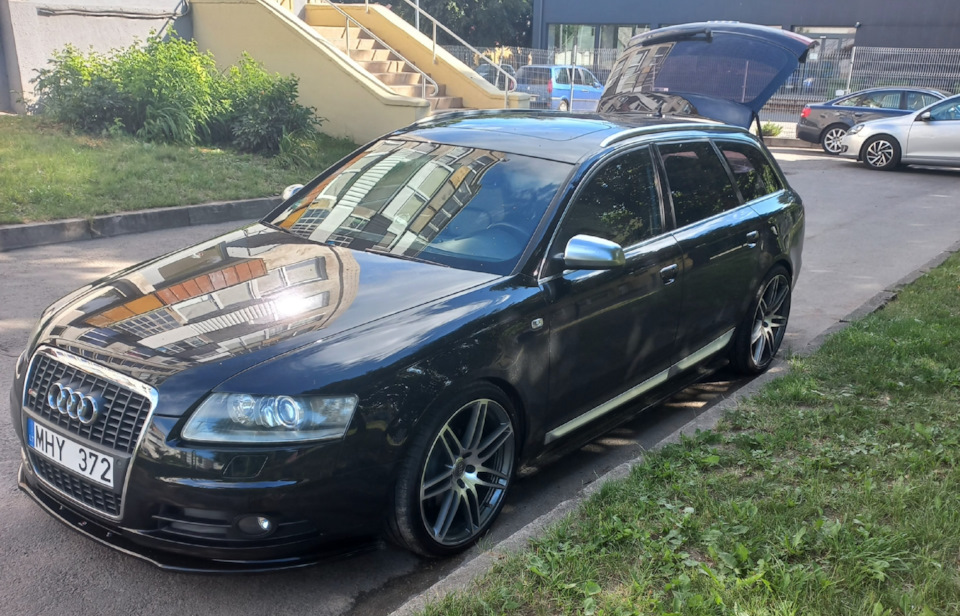 Накладки allroad примерка — Audi A6 Avant (C6), 3 л, 2007 года ...