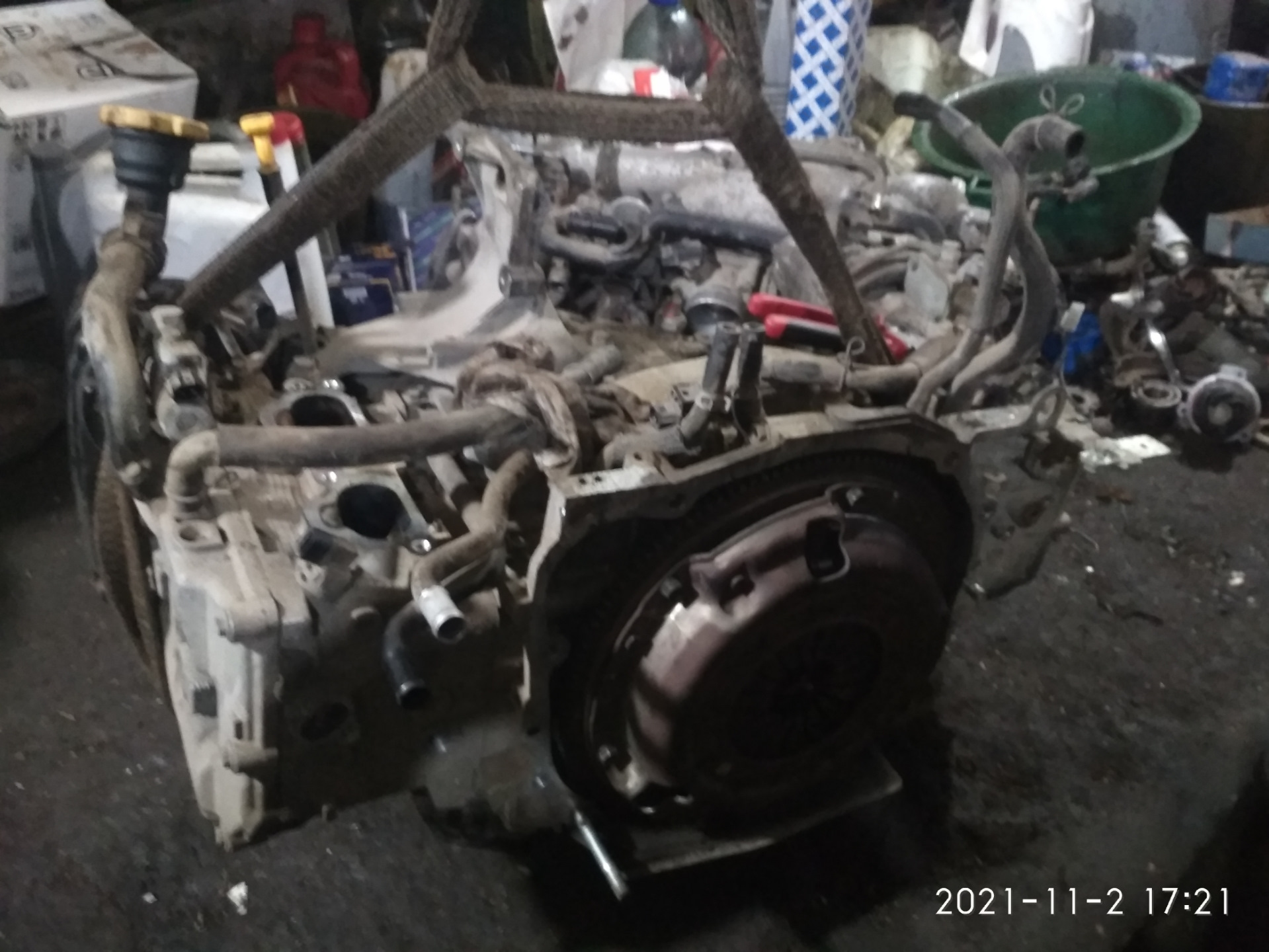Замена выжимного подшипника — Subaru Forester (SG), 2 л, 2006 года ...