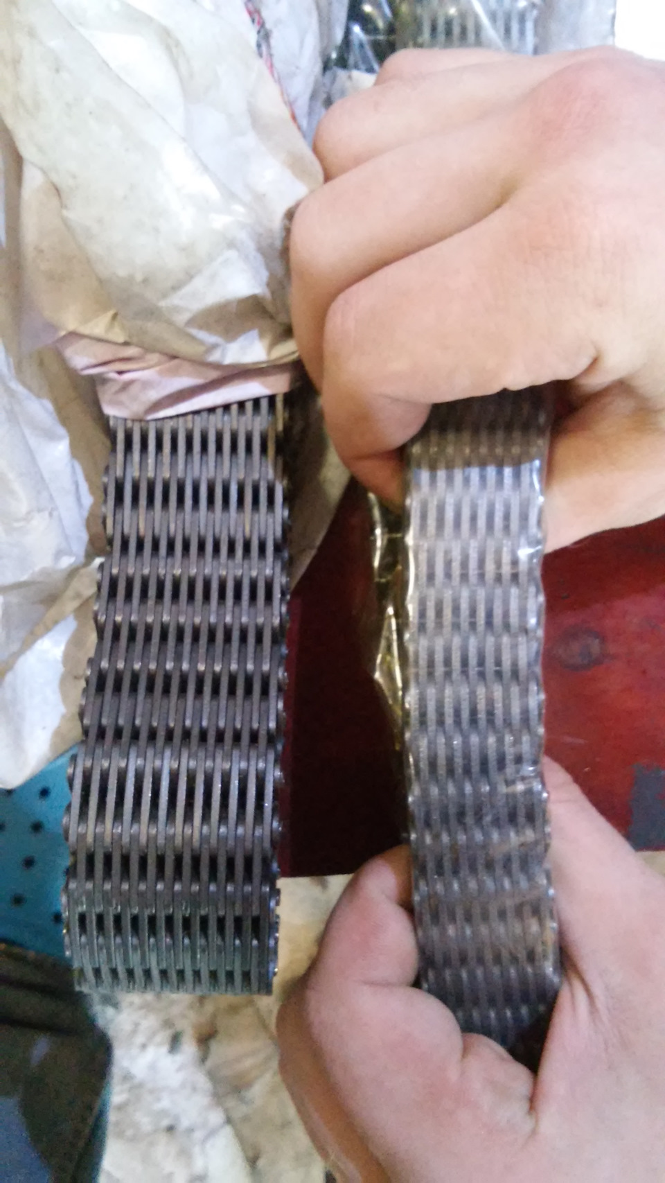 Для сравнения пришла цепь на последний рубикон jk, на много уже — Suzuki Jimny (1G)