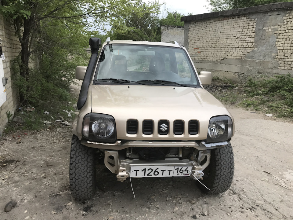 Шноркель — Suzuki Jimny (1G), 1,3 л, 2008 года | своими руками | DRIVE2