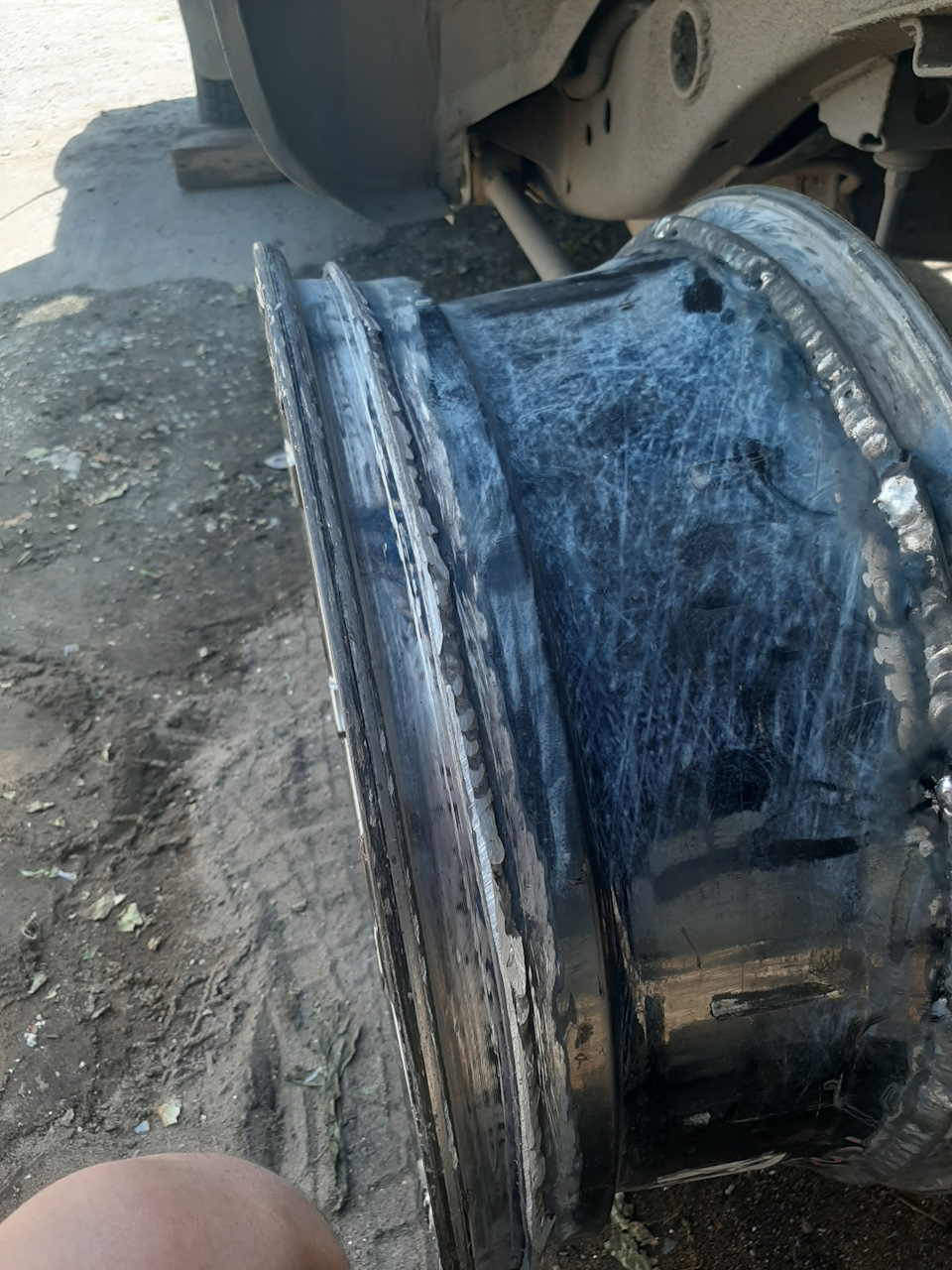 Замена гофры выхлопной системы — KIA Ceed SW (1G), 1,6 л, 2007 года ...