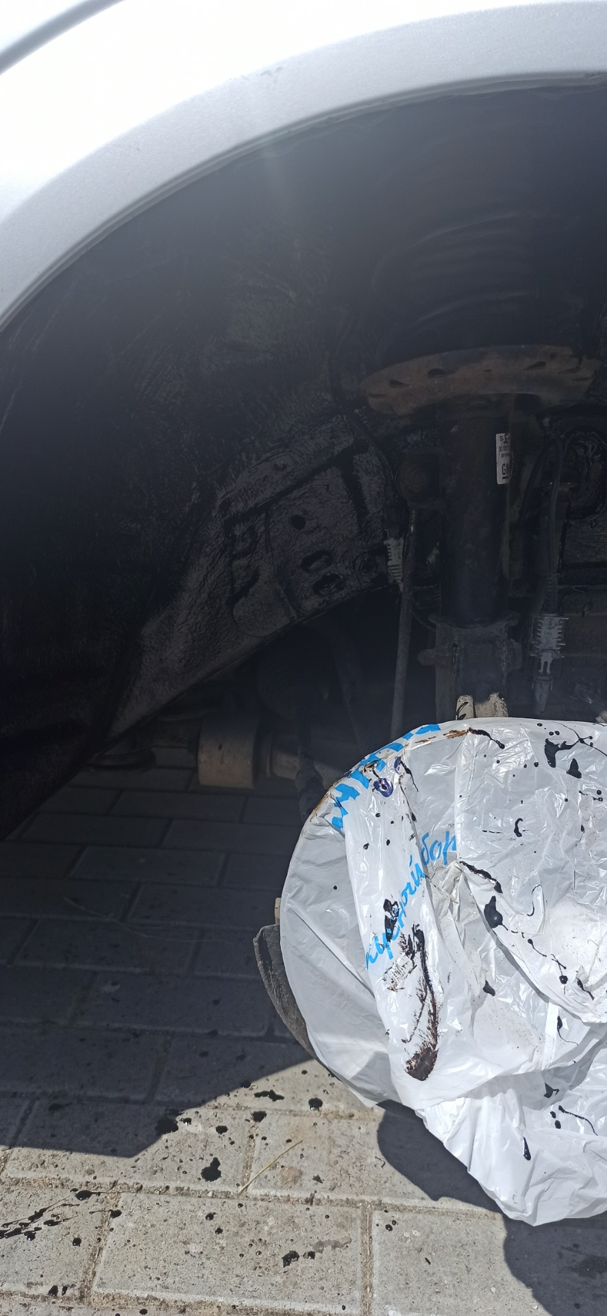 антикоррозийная обработка арок и апгрейд домкрата — Opel Vectra C, 1,9 ...