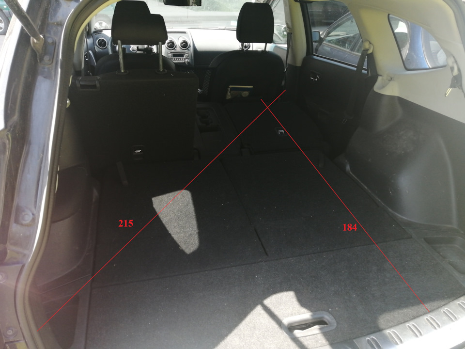 Какой багажник у Кашкай+2 и Кашкай? Отличия и особенности дверей багажника