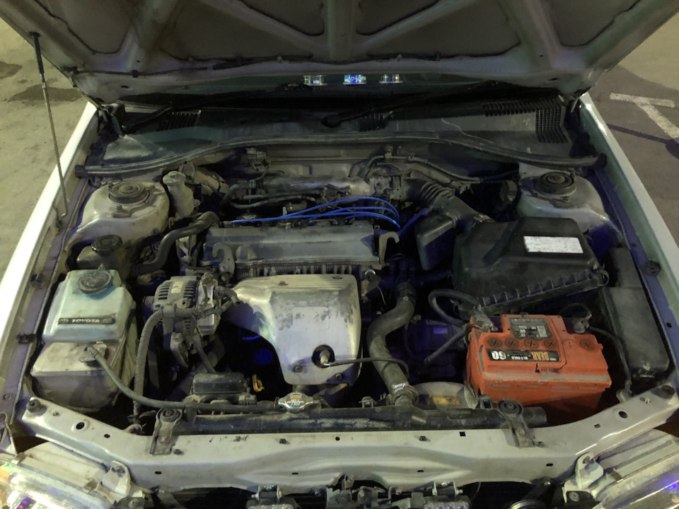 Новые бронепровода и свечи — Toyota Corona Premio (T210), 2 л, 1997 ...