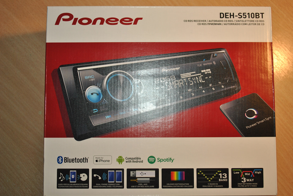 Головное устройство процессорный Pioneer DEN-S510BT — Toyota Sprinter ...