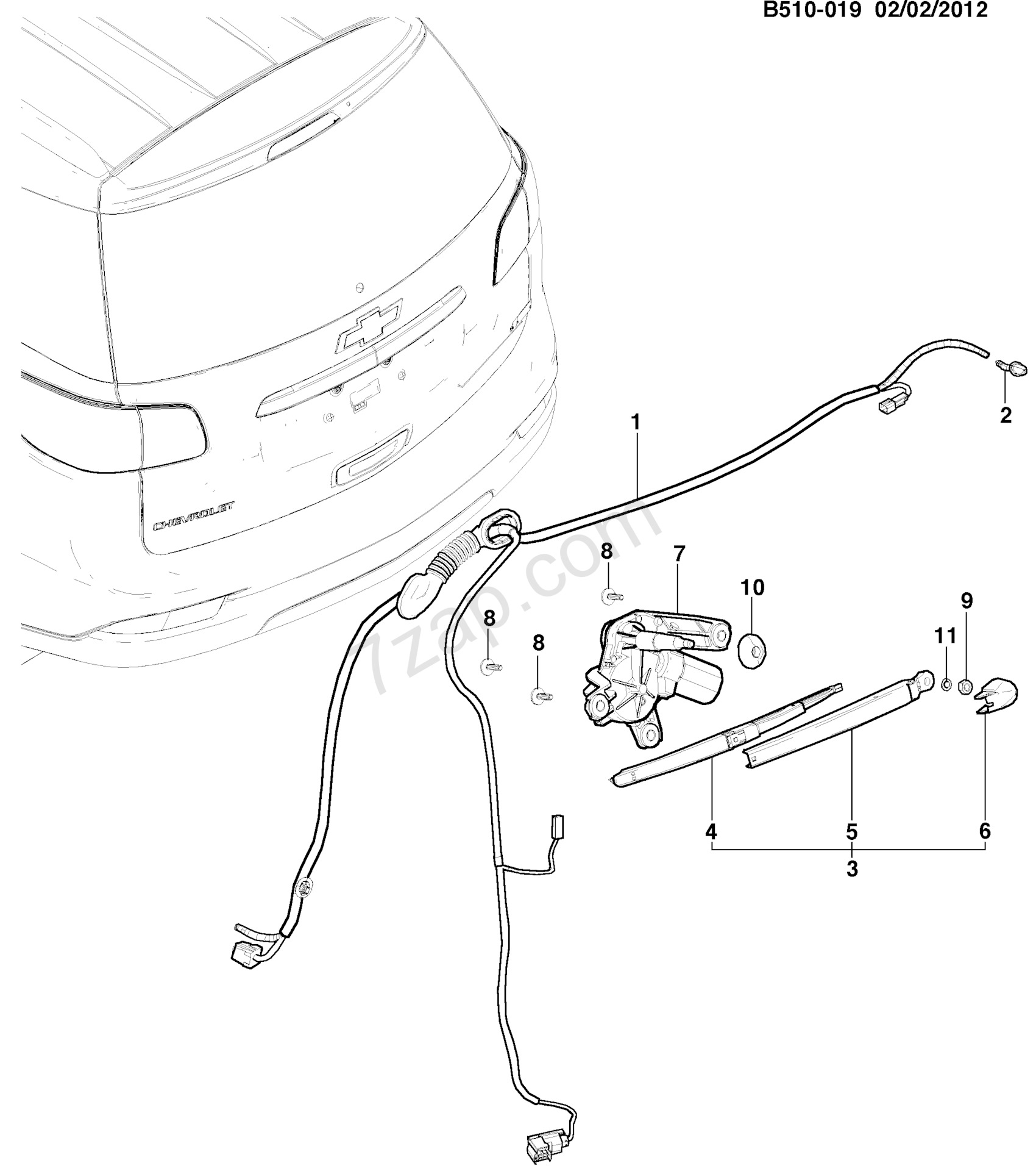 Ремонт стеклоомывателя и попутно починил датчик температуры воздуха - Chevrolet 