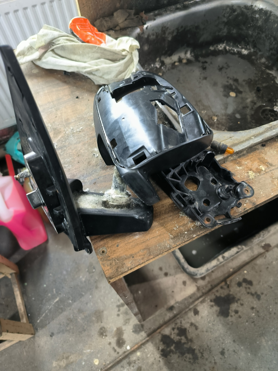 Разбор зеркала, лед лампы — KIA Cerato (2G), 1,6 л, 2009 года | своими ...