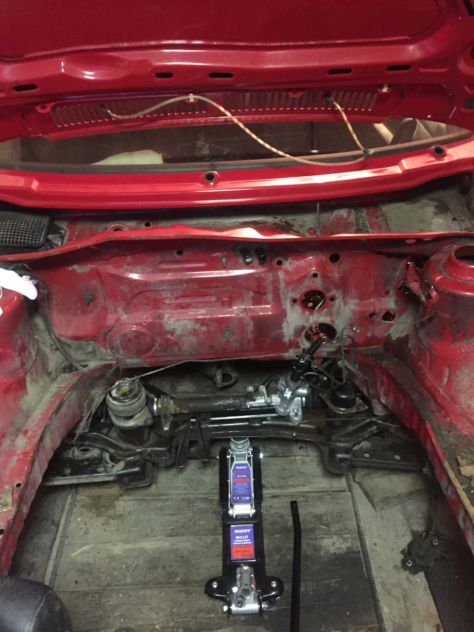 Т.О рулевой рейки+ установка подрамника — Volkswagen Golf Mk2, 2,8 л ...