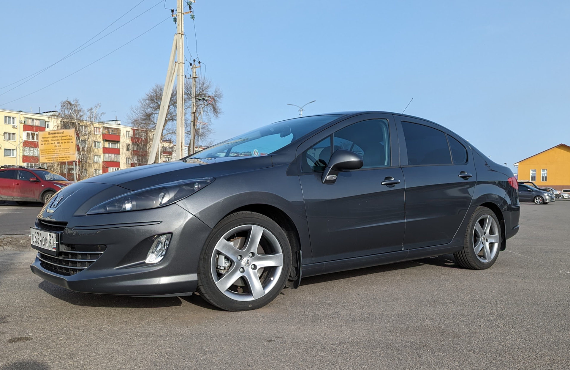 Летние колеса + замена пружин — Peugeot 408, 1,6 л, 2013 года | колёсные  диски | DRIVE2