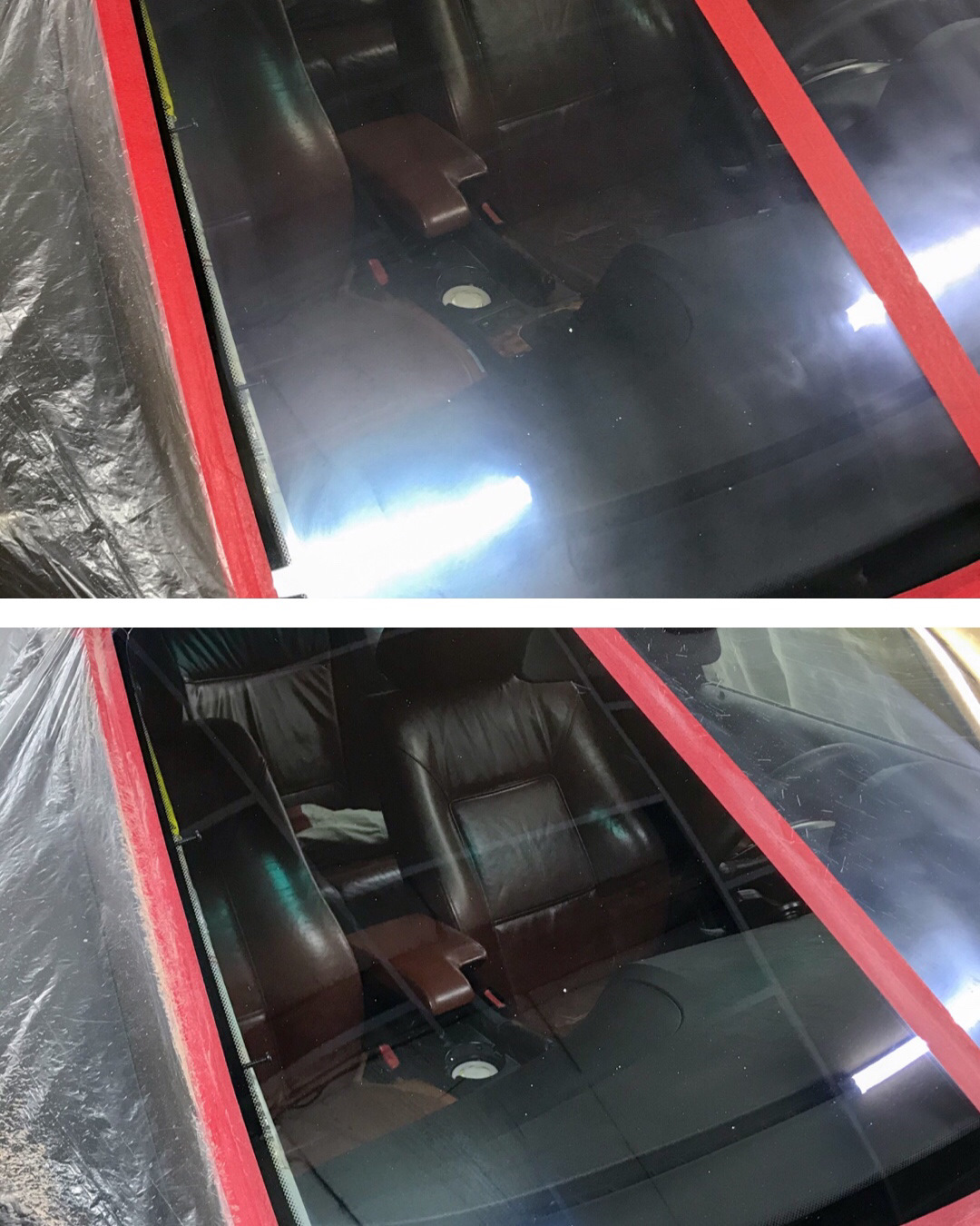 #2 Полировка лобового стекла. — BMW 3 series (E46), 2 л, 2003 года ...