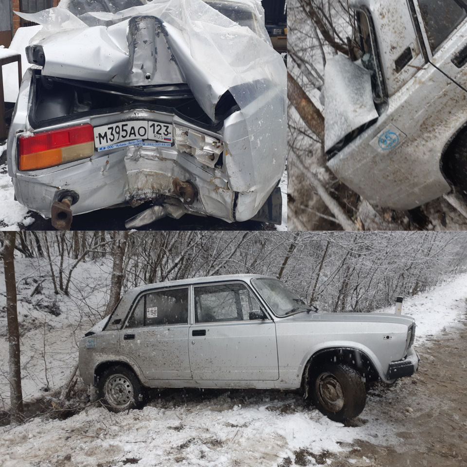 Самый лучший backward. Спасибо что живой! — Lada 21073, 1,6 л, 2012 года |  ДТП | DRIVE2