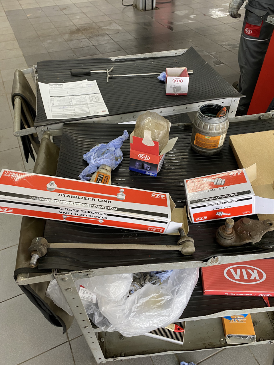 Ремонт передней подвески — KIA Sorento (2G), 2,4 л, 2015 года | визит ...