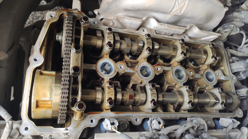 Прокладка крышки клапанов — Hyundai i30 (1G), 1,6 л, 2010 года ...