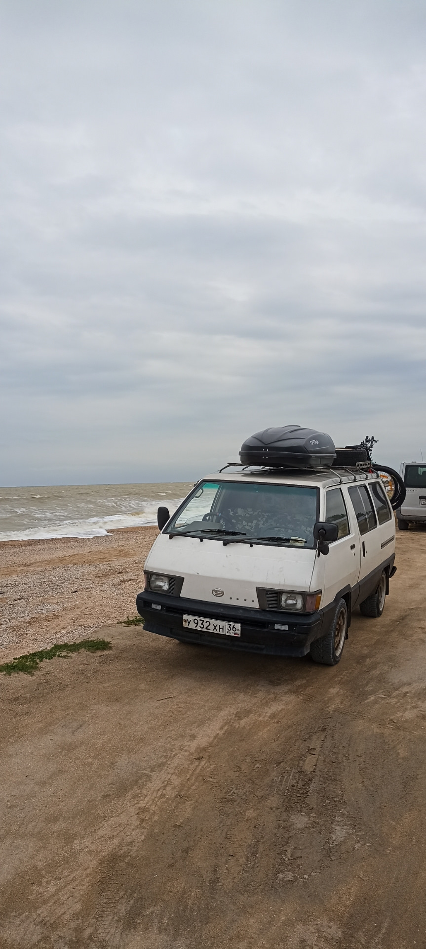 Азовское и Чёрное море на машине 1988г. — Daihatsu Delta Wagon (CB, YB),  1,6 л, 1988 года | путешествие | DRIVE2